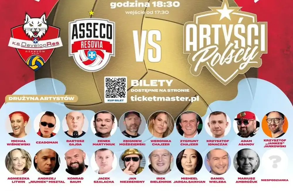Spotkanie z artystami i siatkarzami przed charytatywnym „Meczem o wszystko”