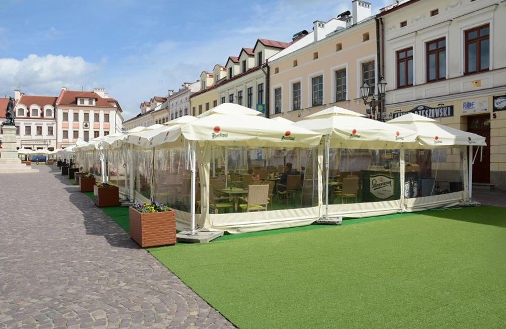 Zmiany w zagospodarowaniu ogródków na rzeszowskim Rynku
