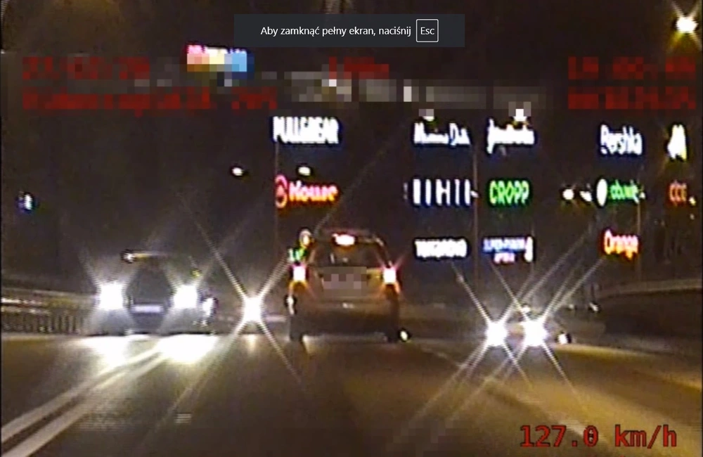 Pędził ponad 118 km/h na Wiadukcie Śląskim