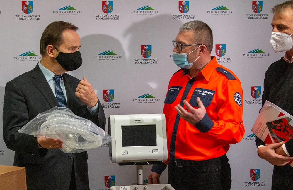 Kolejne respiratory dla podkarpackich placówek medycznych