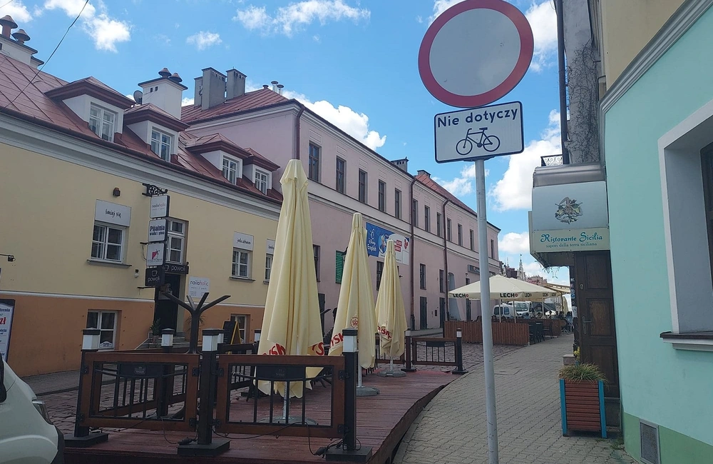 Część ul. Mickiewicza tylko dla pieszych i rowerzystów 