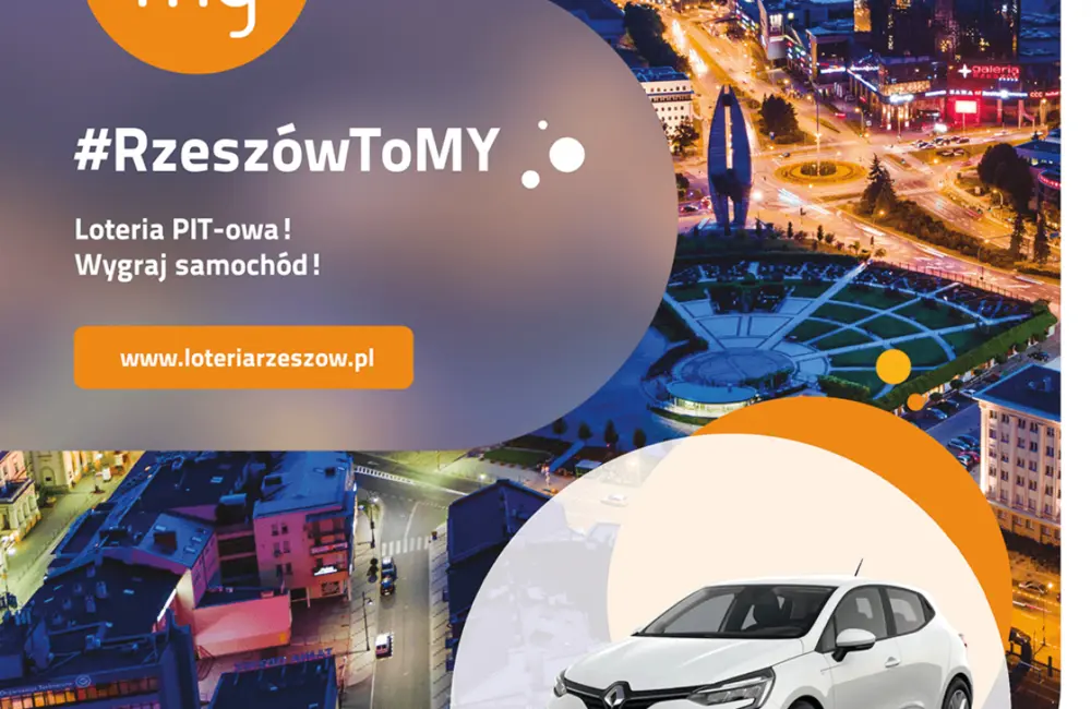 Rusza loteria podatkowa "Rzeszów to My". Do wygrania samochód osobowy