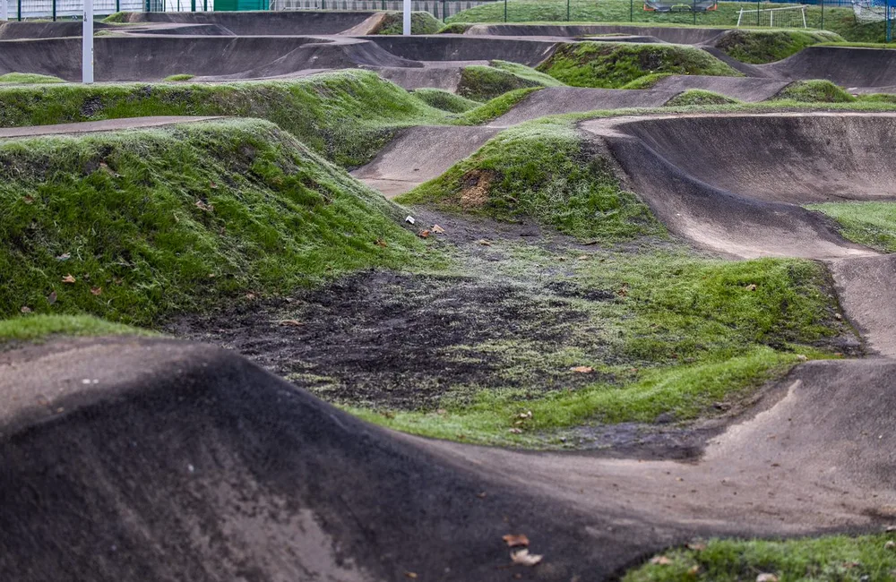 Pumptrack na Bulwarach już gotowy