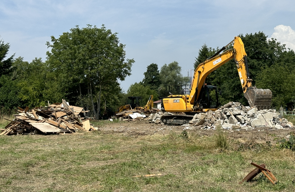 Pierwsze prace na budowie drogi, która połączy ulice Krzyżanowskiego i Wieniawskiego [ZDJĘCIA]
