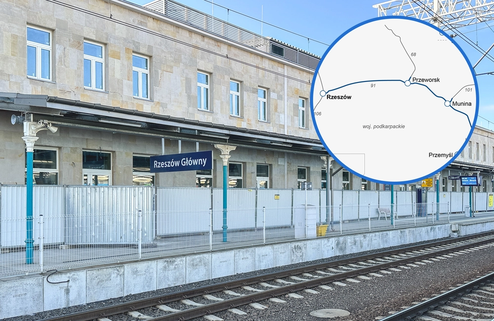 Inwestycja kolejowa między Rzeszowem a Medyką za ponad 110 mln zł. Pociągi pojadą 160 km/h 