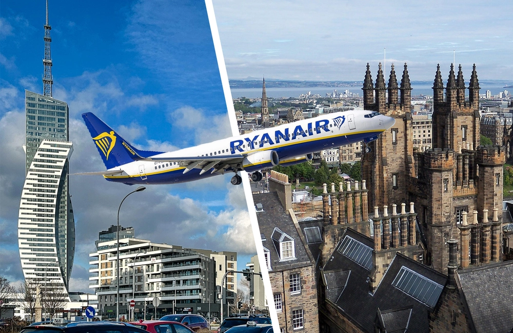 Z Rzeszowa do Edynburga. Ryanair uruchamia nowe połączenie