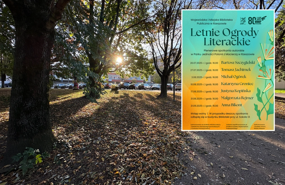 Letnie Ogrody Literackie w nowej lokalizacji. Zobacz tegoroczny harmonogram spotkań