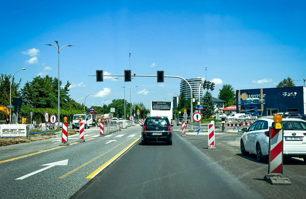 Uwaga kierowcy! Zmiana tymczasowej organizacji ruchu na ul. Krzyżanowskiego i al. Armii Krajowej