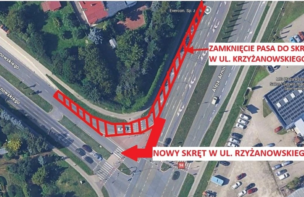 Mapa / MZD w Rzeszowie