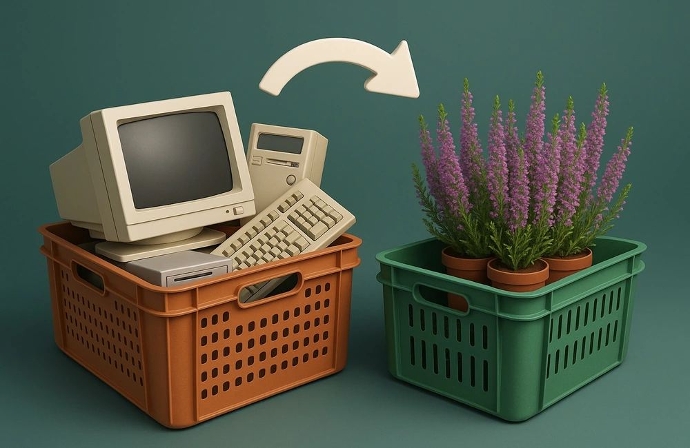 Przyniesiesz „elektrograty” dostaniesz kwiaty. Weekendowa akcja rzeszowskiego marketu budowlanego 