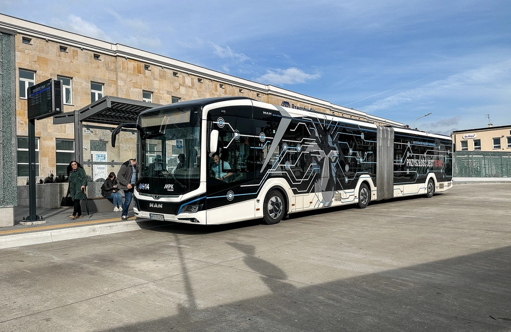 Testy autobusu MAN Lion's City 18E na ulicach Rzeszowa, fot. ViC / RESinet.pl