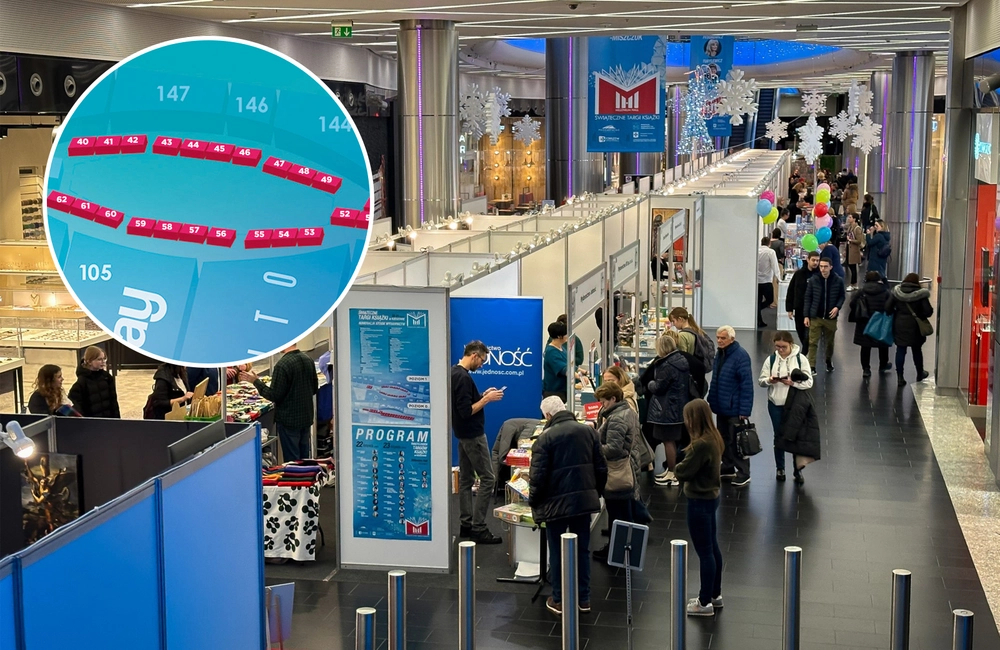 Świąteczne Targi Książki w Rzeszowie. Znamy plany stoisk wydawców [MAPY]