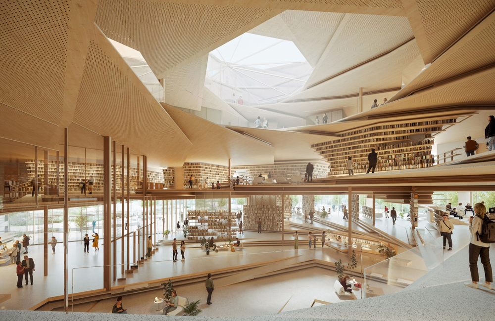 Tak ma wyglądać budynek „Biblioteki Nowej” w sercu Rzeszowa [WIZUALIZACJE]