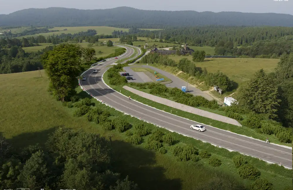 Rozbudowa Wielkiej Pętli Bieszczadzkiej. Jest ZRID dla odcinka DW 896 Czarna Górna – Smolnik [WIZUALIZACJE]