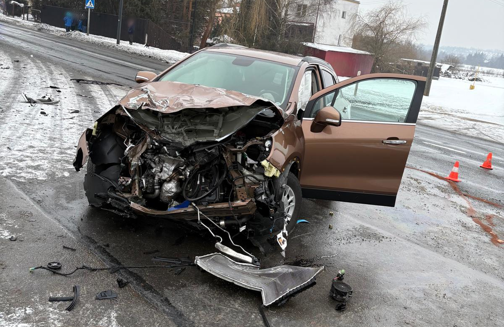 Wypadek na DK73 w Jaśle / fot. KPP w Jaśle