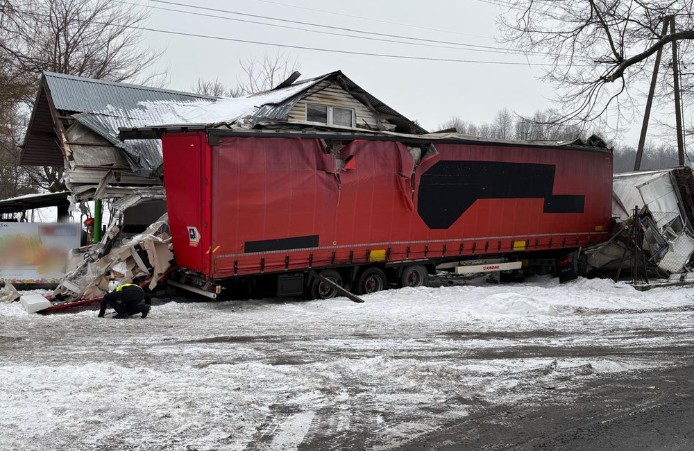 Wypadek na DK73 w Jaśle / fot. KPP w Jaśle