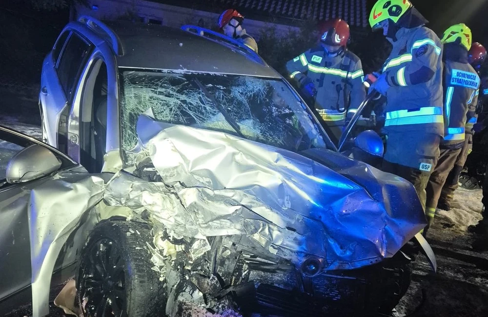 Wypadek w Kisielowie / fot. KPP w Przeworsku