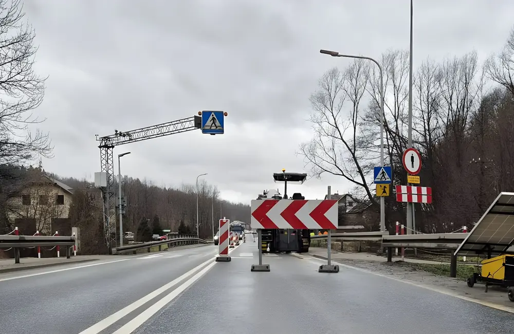 Uwaga kierowcy! Na DK19 wprowadzono ruch wahadłowy, utrudnienia potrwają kilka miesięcy