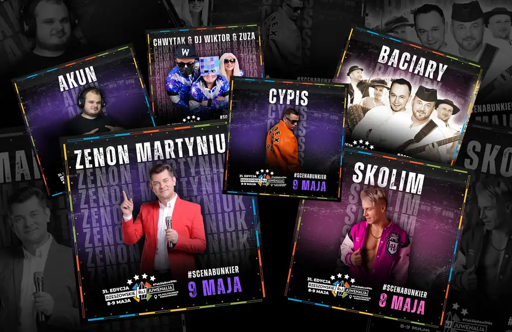 31. Rzeszowskie Juwenalia. Wiemy, kto zagra na Scenie Bunkier