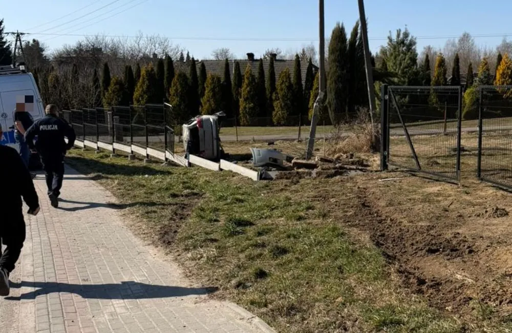 Zdarzenie przy ul. Beskidzkiej w Rzeszowie / fot. KMP w Rzeszowie