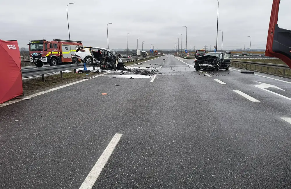 Wypadek w Trzebownisku / fot. Ochotnicza Straż Pożarna w Trzebownisku