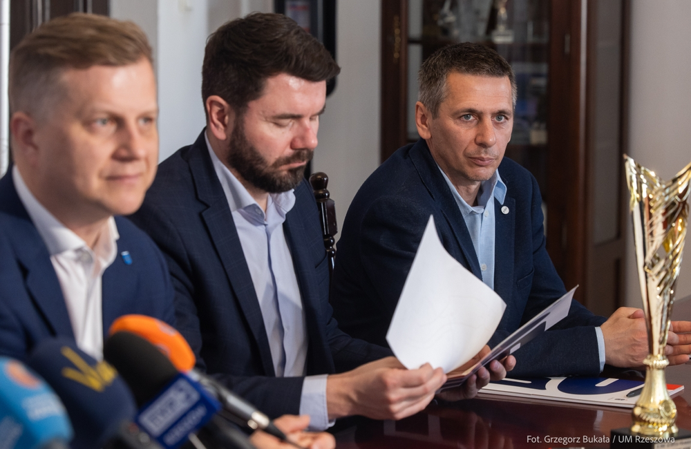 Konferencja prasowa przed 19. PKO Półmaratonem Rzeszowskim, fot. Grzegorz Bukała / UM Rzeszowa