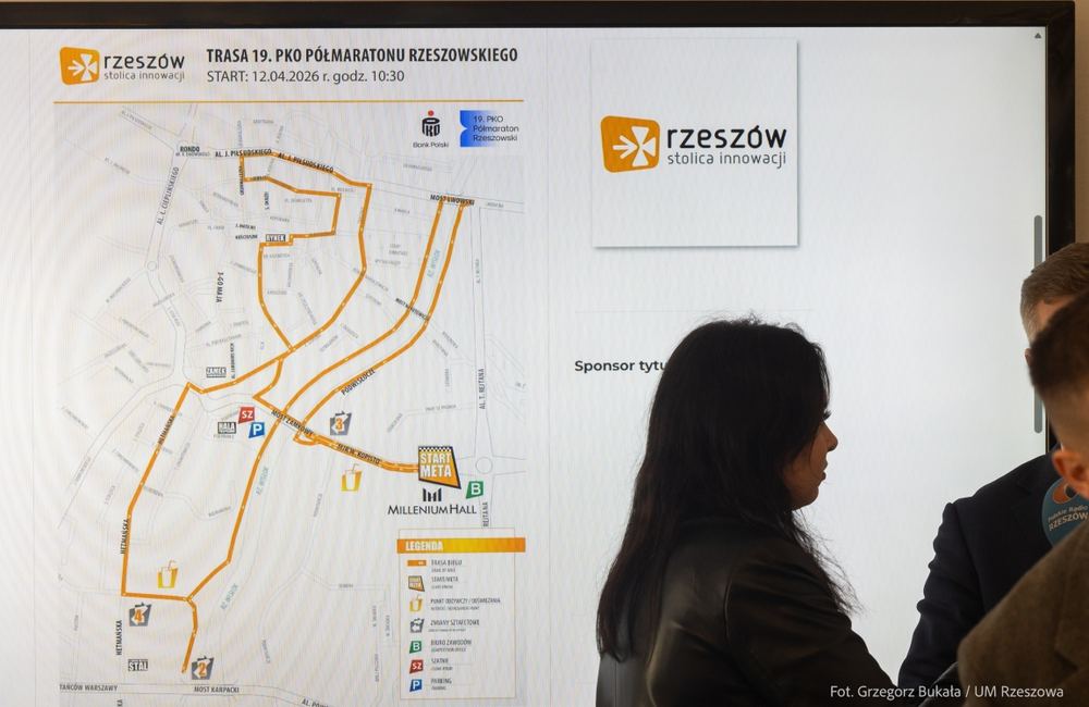 Konferencja prasowa przed 19. PKO Półmaratonem Rzeszowskim, fot. Grzegorz Bukała / UM Rzeszowa