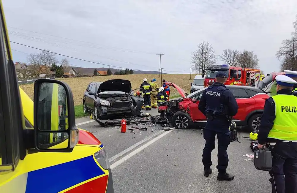 Wypadek w Grabownicy Starzeńskiej / fot. KPP w Brzozowie