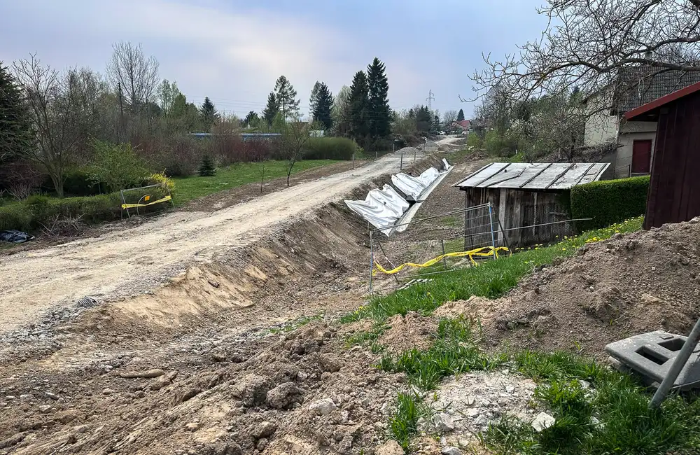 Budowa kładki na osiedlu Drabinianka / fot. RESinet.pl