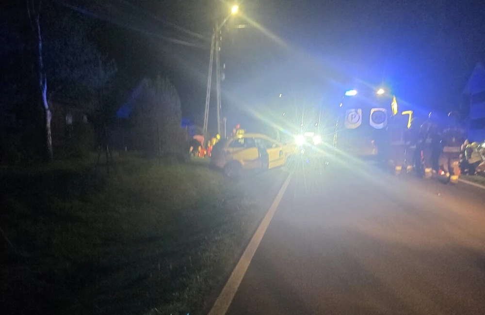 Wypadek w Bliznem / fot. KPP w Brzozowie