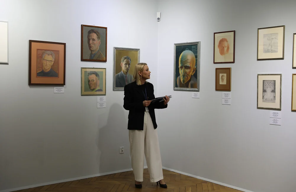 Kuratorskie oprowadzanie po wystawie „Franciszek Frączek Intymnie” / fot. Muzeum Okręgowe w Rzeszowie
