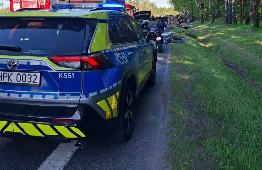 Wypadek w Widełce / fot. KPP w Kolbuszowej
