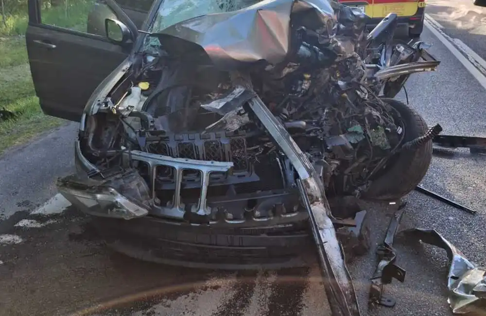 Wypadek w Widełce / fot. KPP w Kolbuszowej