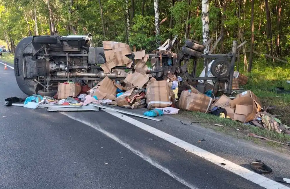 Wypadek w Widełce / fot. KPP w Kolbuszowej
