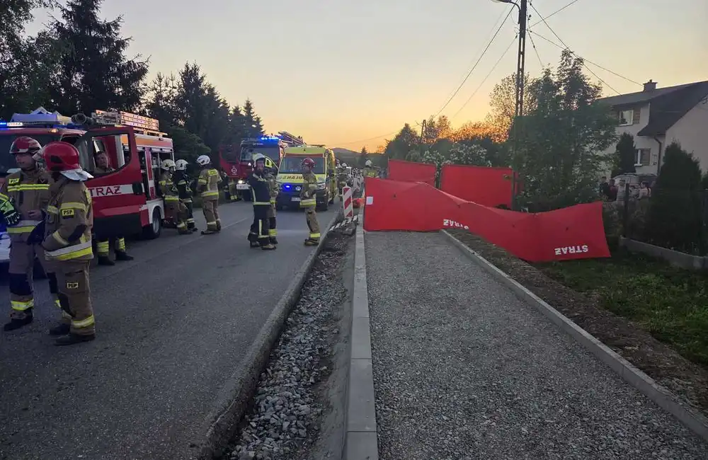Śmiertelny wypadek na DW897 w Woli Niżnej. Motocyklista zginął na miejscu