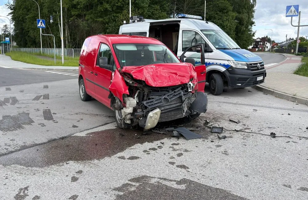 Wypadek w Jasionce - 15.06.2026 / fot. KMP w Rzeszowie