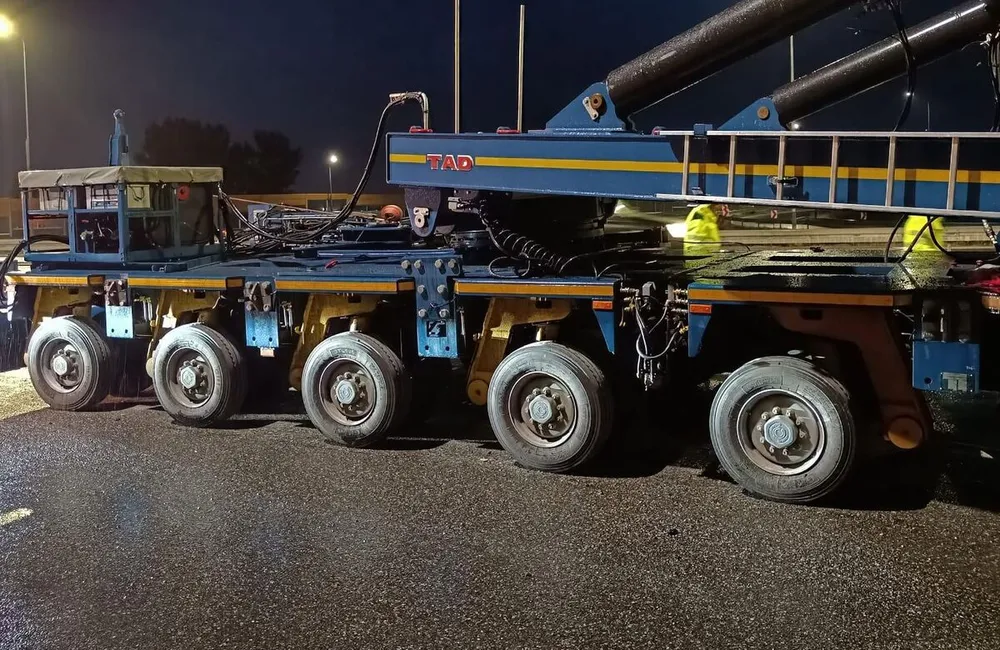 Zablokowany zjazd z autostrady A4 na węźle Rzeszów-Wschód / fot. KMP w Rzeszowie