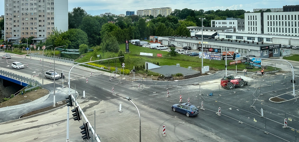 Przebudowa skrzyżowania ul. Maczka i Siemieńskiego / fot. Archiwum RESinet.pl