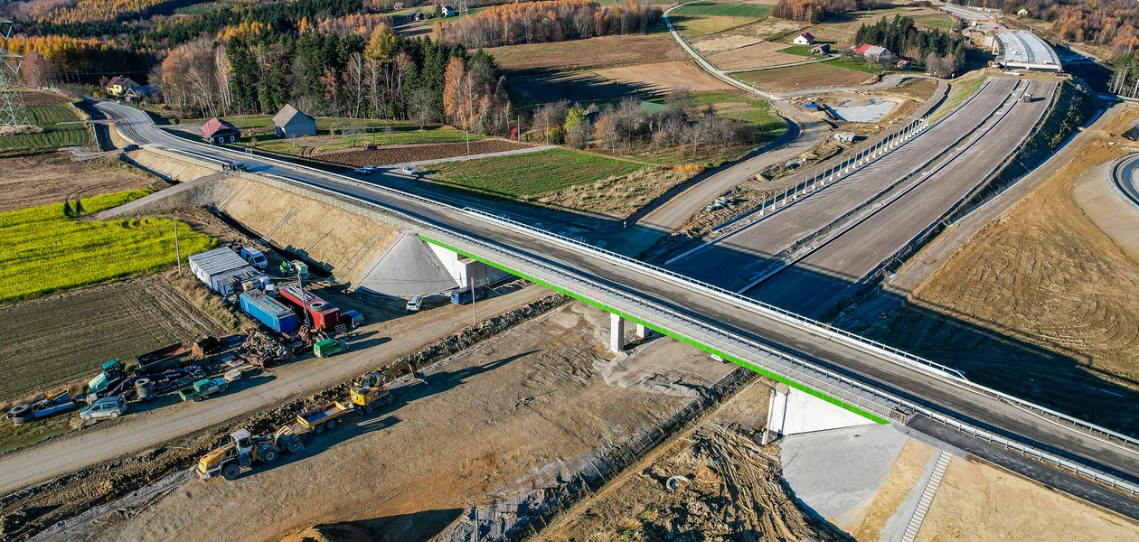 Wiadukt WD-20 na S19 Babica – Jawornik / fot. GDDKiA