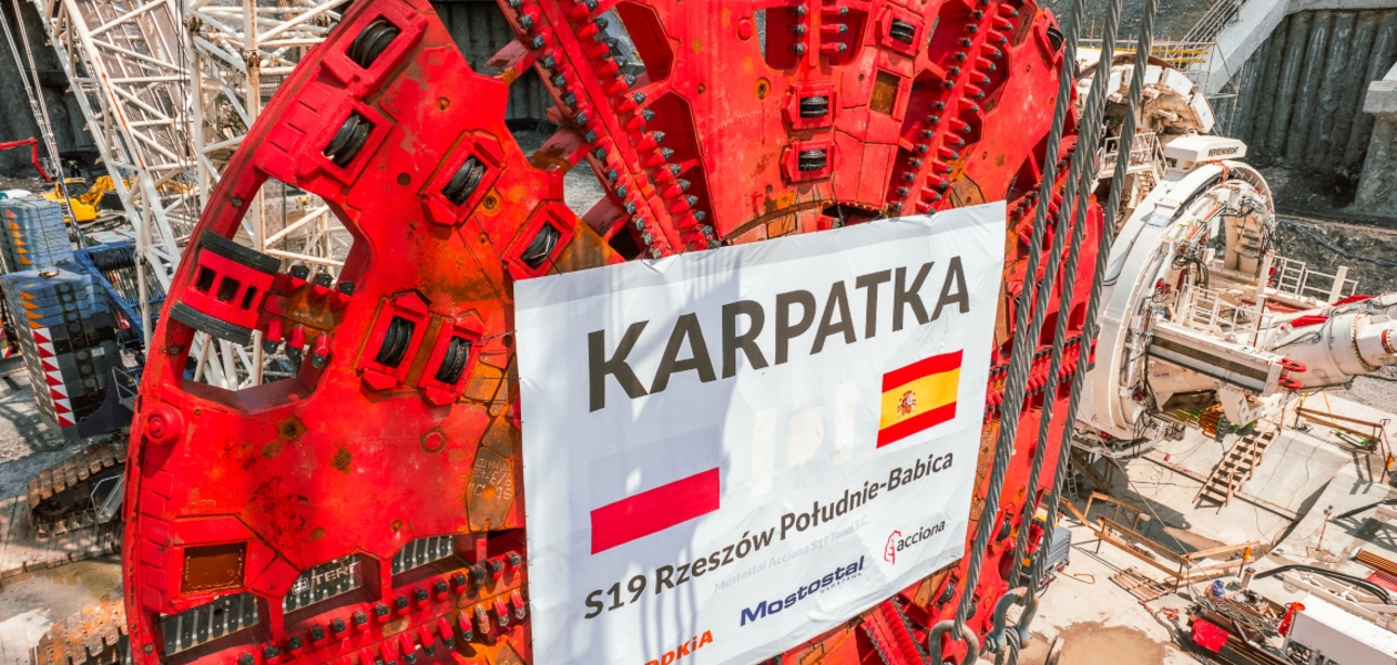 Maszyna TBM „Karpatka” / fot. Mostostal Warszawa