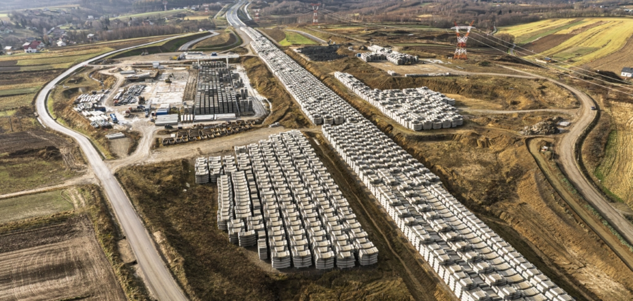 Tubingi z których powstały pierścienie do obudowy tunelu / fot. GDDKiA