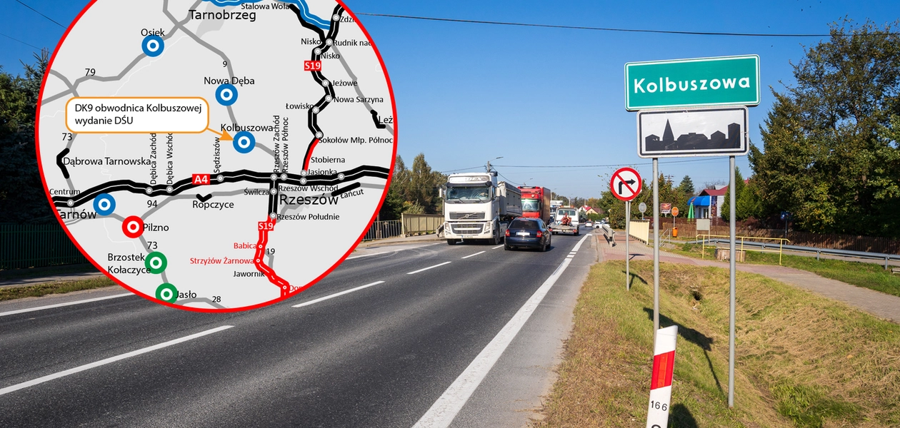 Regionalny Dyrektor Ochrony Środowiska w Rzeszowie wydał decyzję środowiskową dla obwodnicy Kolbuszowej / fot. GDDKiA