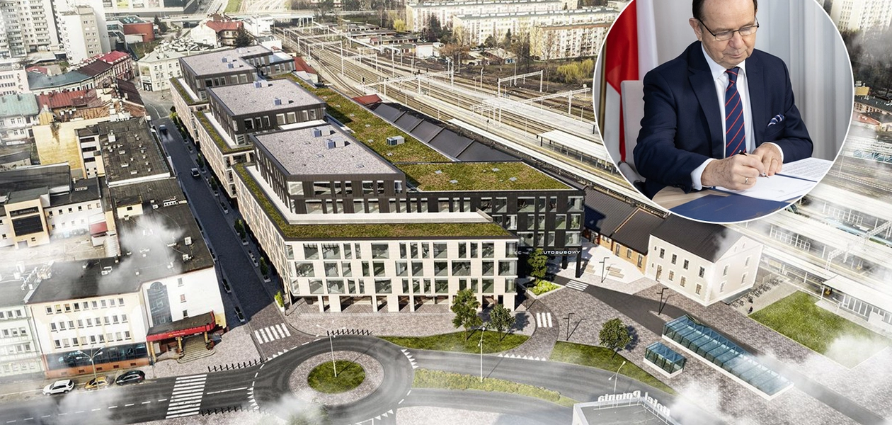 Wizualizacja Regionalnego Dworca Autobusowego w Rzeszowie / MWM Architekci