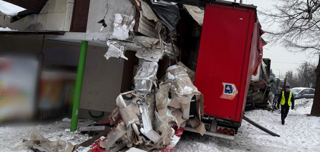 Wypadek na DK73 w Jaśle / fot. KPP w Jaśle