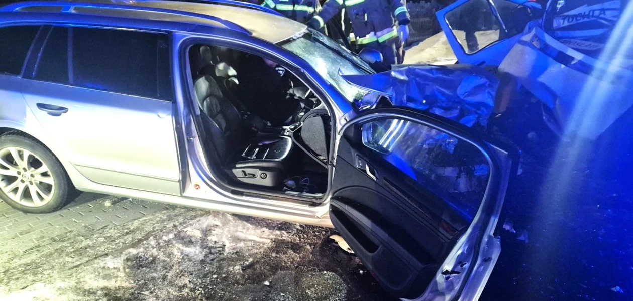 Wypadek w Kisielowie / fot. KPP w Przeworsku