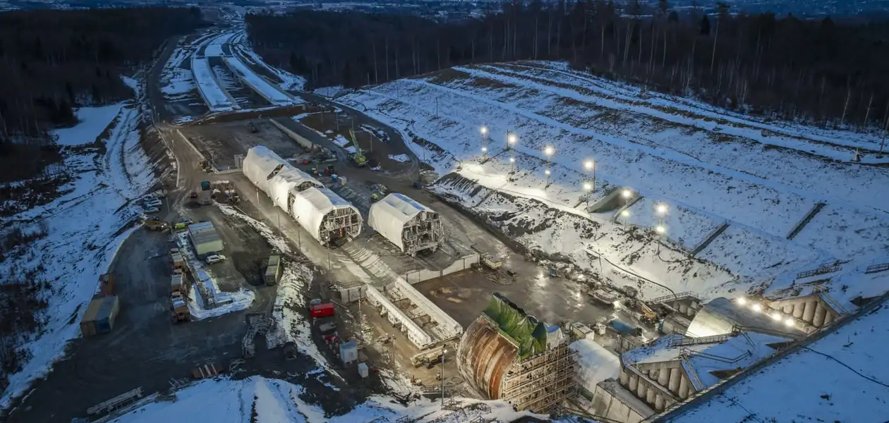Budowa odcinka drogi ekspresowej S19 Rzeszów Południe - Babica / fot. GDDKiA