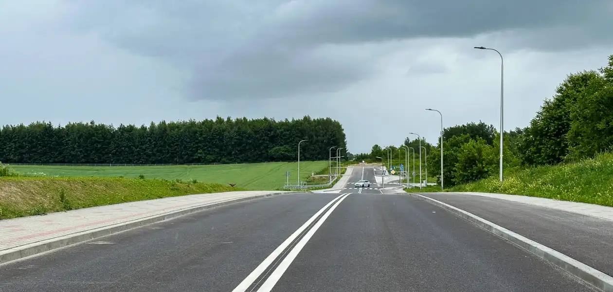 na zdj. I etap budowy dróg łączących ul. Wołyńską z ul. Potokową / fot. RESinet.pl