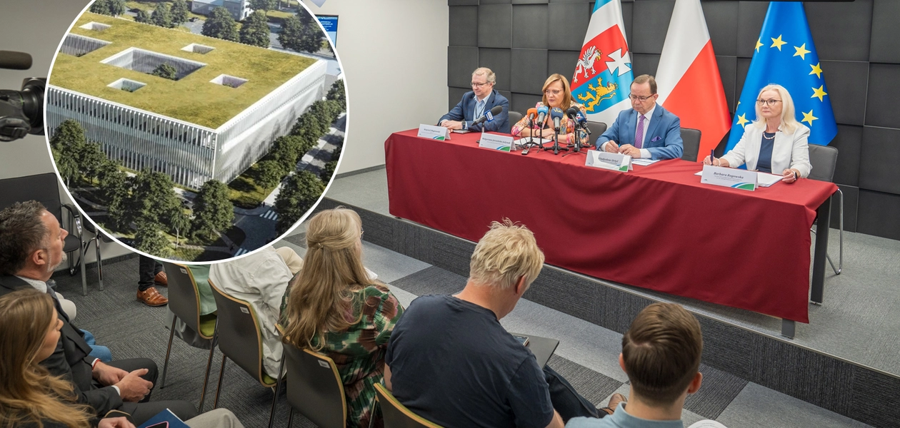 Podpisanie umowy na budowę Podkarpackiego Centrum Medycyny Dziecięcej, fot. Sebastian Stankiewicz / Biuro Prasowe UMWP