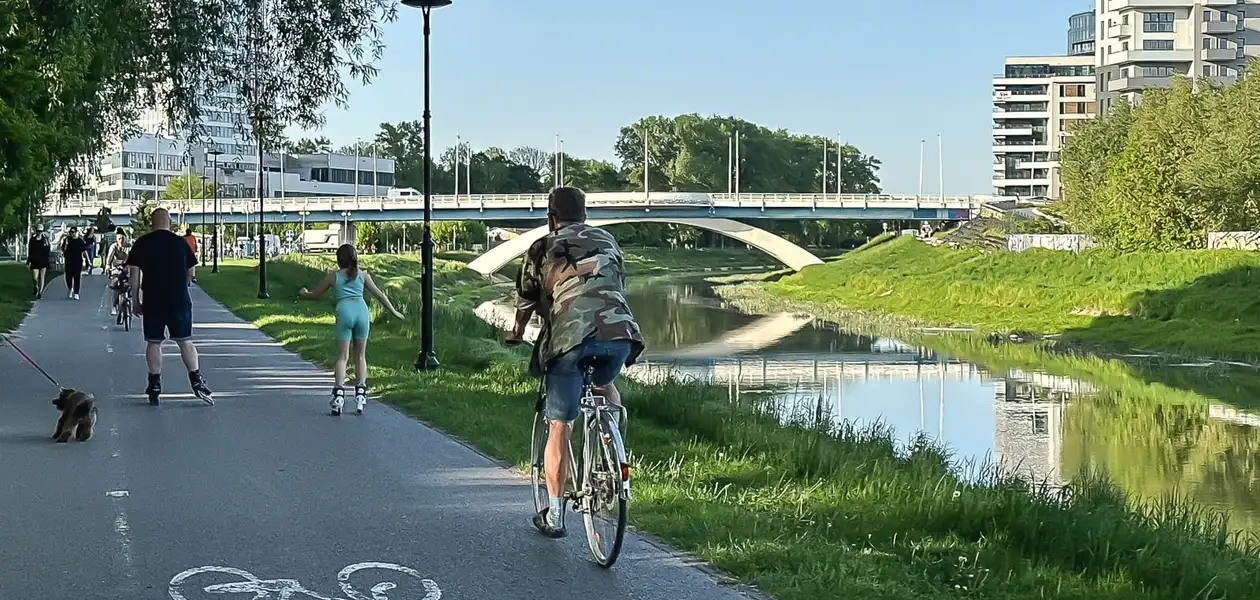 Ścieżka rowerowa nad Wisłokiem w Rzeszowie / fot. Archiwum RESinet.pl