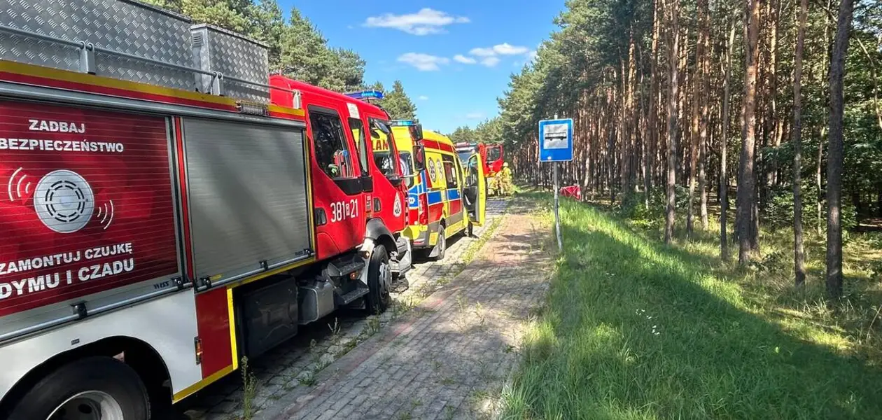 Tragiczny wypadek w Grębowie, fot. KMP w Tarnobrzegu